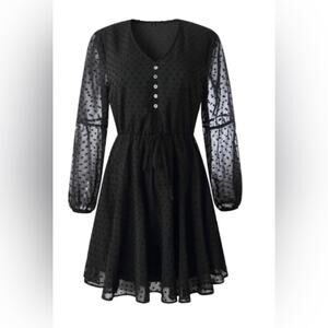 Woman’s Bailey Blossom Black Dress Size Small